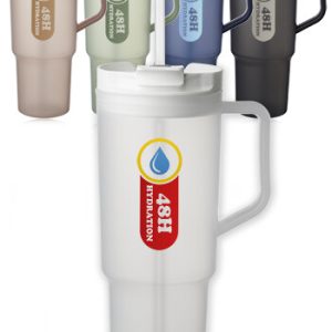 Surrey 40 oz Reusable Tumbler with Handle & Straw