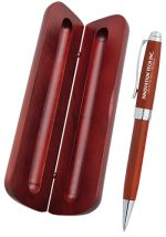 Terrific Timber-3 Ballpoint Pen in Wooden Box
