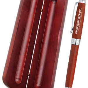 Terrific Timber-3 Ballpoint Pen in Wooden Box