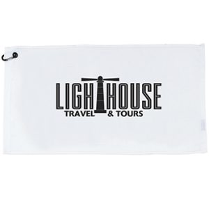 30" x 16" Tour Pro White Golf Towels
