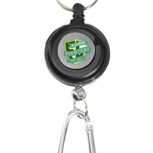 Transparent Badge Reel with Carabiner and Keyring