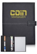 White Stitch Leather Portfolios