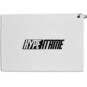 24" x 15" White Weekender Flat Hem Golf Towels